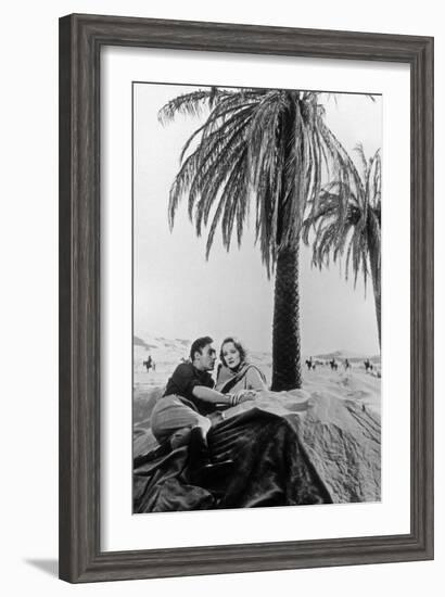 The Garden of Allah by Richard Boleslawski with Charles Boyer, Marlene Dietrich, 1936-null-Framed Photo