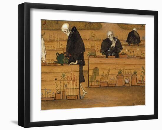 The Garden of Death-Hugo Simberg-Framed Giclee Print