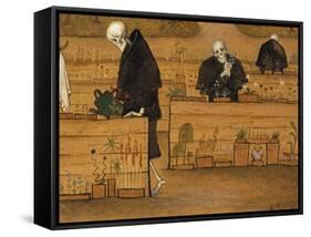 The Garden of Death-Hugo Simberg-Framed Stretched Canvas