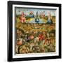 The Garden of Delights, Triptych, Center Panel-Hieronymus Bosch-Framed Giclee Print