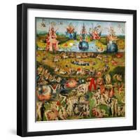 The Garden of Delights, Triptych, Center Panel-Hieronymus Bosch-Framed Giclee Print