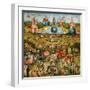 The Garden of Delights, Triptych, Center Panel-Hieronymus Bosch-Framed Giclee Print