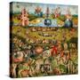 The Garden of Delights, Triptych, Center Panel-Hieronymus Bosch-Stretched Canvas