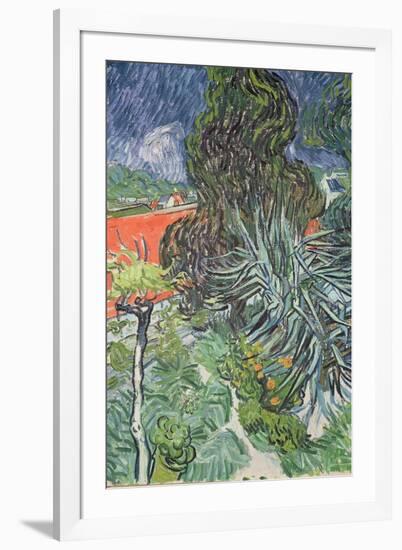 The Garden of Doctor Gachet at Auvers-Sur-Oise, 1890-Vincent van Gogh-Framed Giclee Print