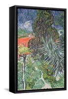 The Garden of Doctor Gachet at Auvers-Sur-Oise, 1890-Vincent van Gogh-Framed Stretched Canvas