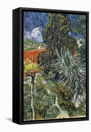 The Garden of Doctor Gachet at Auvers-Sur-Oise (Le Jardin Du Docteur-Vincent van Gogh-Framed Stretched Canvas