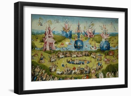 The Garden of Earthly Delights, 1490-1500-Hieronymus Bosch-Framed Giclee Print