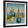 The Garden of Earthly Delights, 1490-1500-Hieronymus Bosch-Framed Giclee Print