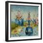 The Garden of Earthly Delights, 1490-1500-Hieronymus Bosch-Framed Giclee Print