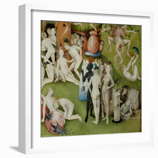 The Garden of Earthly Delights, 1490-1500-Hieronymus Bosch-Framed Giclee Print