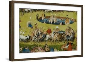 The Garden of Earthly Delights, 1490-1500-Hieronymus Bosch-Framed Giclee Print