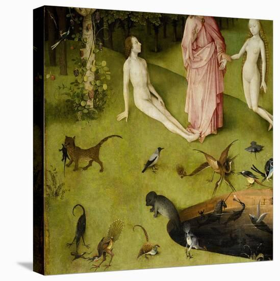 The Garden of Earthly Delights, 1490-1500-Hieronymus Bosch-Stretched Canvas