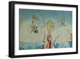 The Garden of Earthly Delights, 1490-1500-Hieronymus Bosch-Framed Giclee Print