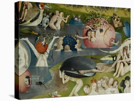 The Garden of Earthly Delights, 1490-1500-Hieronymus Bosch-Stretched Canvas