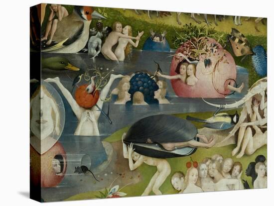 The Garden of Earthly Delights, 1490-1500-Hieronymus Bosch-Stretched Canvas