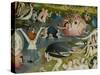 The Garden of Earthly Delights, 1490-1500-Hieronymus Bosch-Stretched Canvas