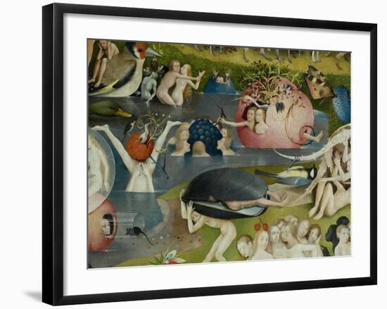 The Garden of Earthly Delights, 1490-1500-Hieronymus Bosch-Framed Giclee Print