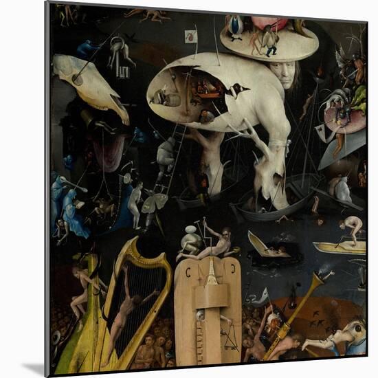 The Garden of Earthly Delights, 1490-1500-Hieronymus Bosch-Mounted Giclee Print