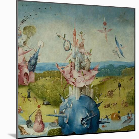 The Garden of Earthly Delights, 1490-1500-Hieronymus Bosch-Mounted Giclee Print