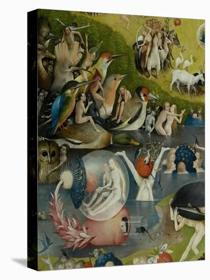 The Garden of Earthly Delights, 1490-1500-Hieronymus Bosch-Stretched Canvas