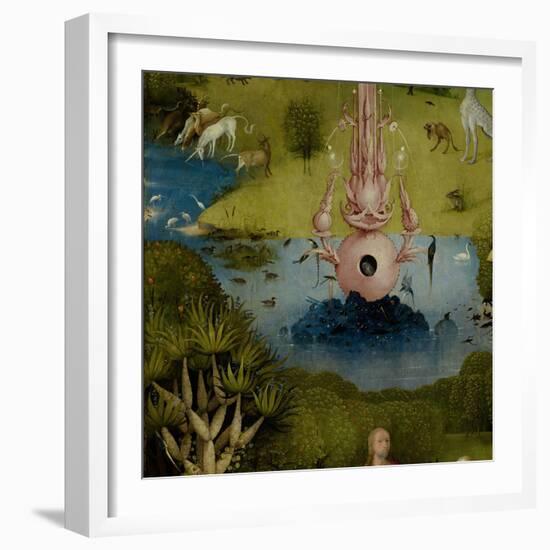 The Garden of Earthly Delights, 1490-1500-Hieronymus Bosch-Framed Giclee Print