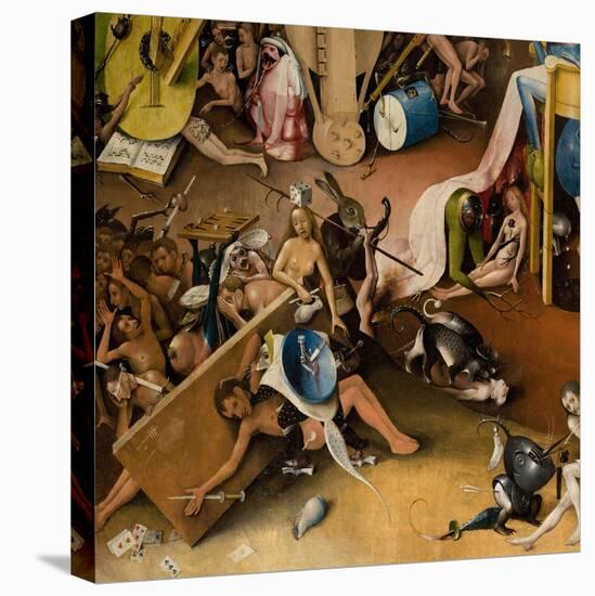 The Garden of Earthly Delights, 1490-1500-Hieronymus Bosch-Stretched Canvas