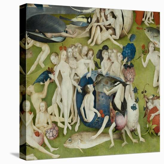 The Garden of Earthly Delights, 1490-1500-Hieronymus Bosch-Stretched Canvas