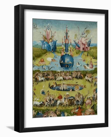 The Garden of Earthly Delights, 1490-1500-Hieronymus Bosch-Framed Giclee Print