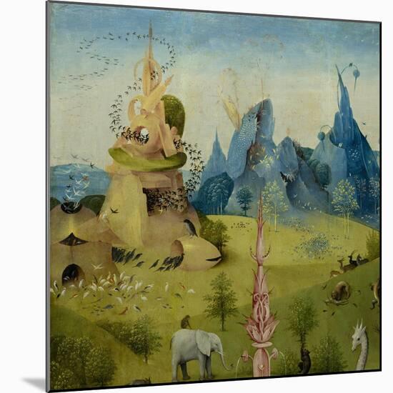 The Garden of Earthly Delights, 1490-1500-Hieronymus Bosch-Mounted Giclee Print