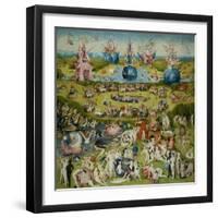 The Garden of Earthly Delights, 1490-1500-Hieronymus Bosch-Framed Giclee Print