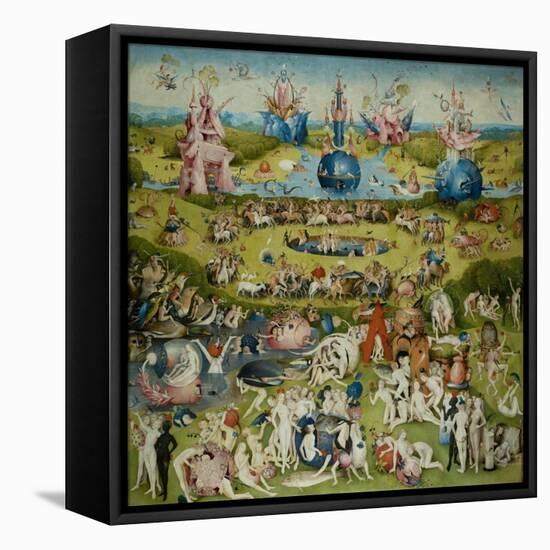 The Garden of Earthly Delights, 1490-1500-Hieronymus Bosch-Framed Stretched Canvas