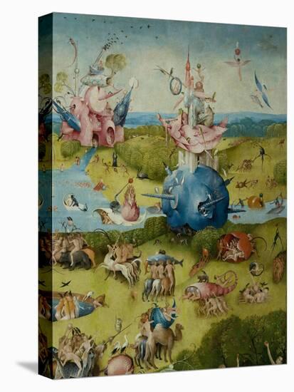 The Garden of Earthly Delights, 1490-1500-Hieronymus Bosch-Stretched Canvas