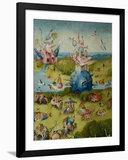 The Garden of Earthly Delights, 1490-1500-Hieronymus Bosch-Framed Giclee Print