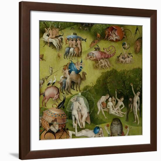 The Garden of Earthly Delights, 1490-1500-Hieronymus Bosch-Framed Giclee Print