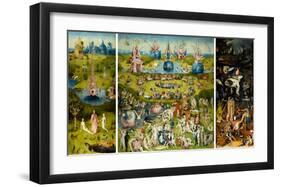 The Garden of Earthly Delights, 1490-1510-Hieronymus Bosch-Framed Art Print