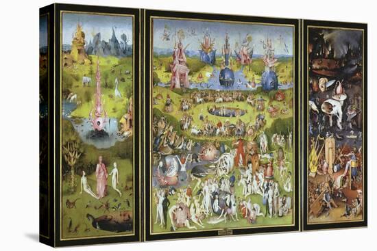 The Garden of Earthly Delights, 1500S-Hieronymus Bosch-Stretched Canvas