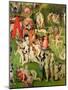 The Garden of Earthly Delights: Allegory of Luxury, Central Panel of Triptych, circa 1500-Hieronymus Bosch-Mounted Giclee Print