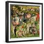 The Garden of Earthly Delights: Allegory of Luxury, Central Panel of Triptych, circa 1500-Hieronymus Bosch-Framed Giclee Print