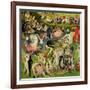 The Garden of Earthly Delights: Allegory of Luxury, Central Panel of Triptych, circa 1500-Hieronymus Bosch-Framed Giclee Print