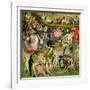 The Garden of Earthly Delights: Allegory of Luxury, Central Panel of Triptych, circa 1500-Hieronymus Bosch-Framed Giclee Print