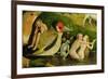 The Garden of Earthly Delights: Allegory of Luxury, Central Panel of Triptych-Hieronymus Bosch-Framed Giclee Print