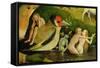 The Garden of Earthly Delights: Allegory of Luxury, Central Panel of Triptych-Hieronymus Bosch-Framed Stretched Canvas