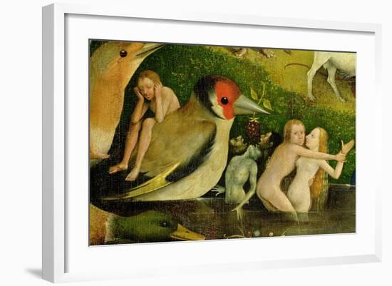 The Garden of Earthly Delights: Allegory of Luxury, Central Panel of Triptych-Hieronymus Bosch-Framed Giclee Print