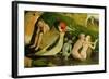 The Garden of Earthly Delights: Allegory of Luxury, Central Panel of Triptych-Hieronymus Bosch-Framed Giclee Print