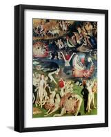 The Garden of Earthly Delights: Allegory of Luxury, Detail of the Central Panel, circa 1500-Hieronymus Bosch-Framed Giclee Print