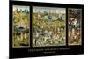 The Garden of Earthly Delights, c.1504-Hieronymus Bosch-Mounted Art Print