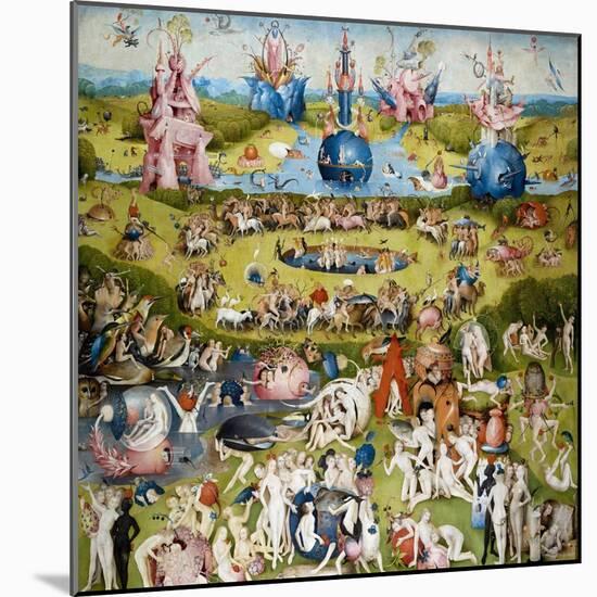 The Garden of Earthly Delights (Central Pane), C. 1500-Hieronymus Bosch-Mounted Giclee Print