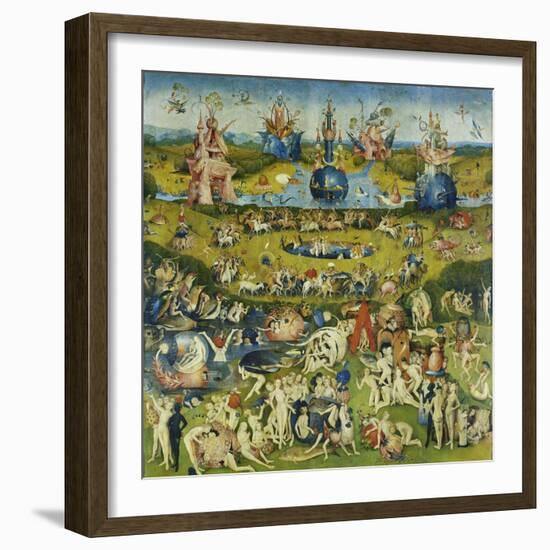 The Garden of Earthly Delights, Central Panel of a Triptych-Hieronymus Bosch-Framed Giclee Print