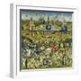 The Garden of Earthly Delights, Central Panel of a Triptych-Hieronymus Bosch-Framed Giclee Print