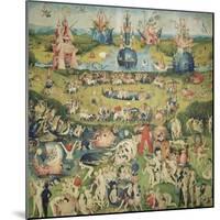 The Garden of Earthly Delights. Central Panel of Triptych-Hieronymus Bosch-Mounted Giclee Print